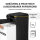 Fellowes® Aktenvernichter AutoMax™ 450C AutoFeed P-4 Papier, Heftklammern, Büroklammern, Kredikarten, CDs/DVDs Partikelschnitt 13 Bl. manuell, 450 Bl. automatisch schwarz
