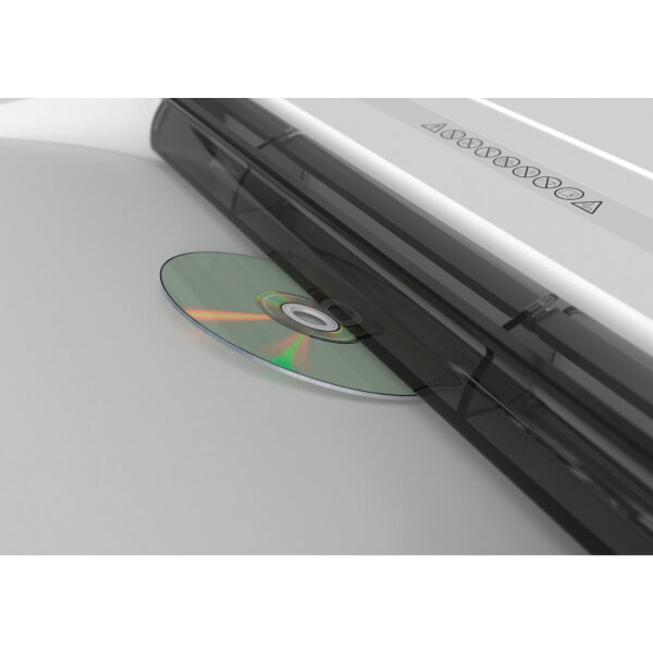 IDEAL Aktenvernichter 4001 P-2 Papier, Heftklammern, Büroklammern, Kreditkarten, CDs/DVDs Streifenschnitt cool grey