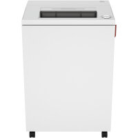 IDEAL Aktenvernichter 4001 CC P-5 Papier, Heftklammern, Büroklammern, Kreditkarten Partikelschnitt cool grey