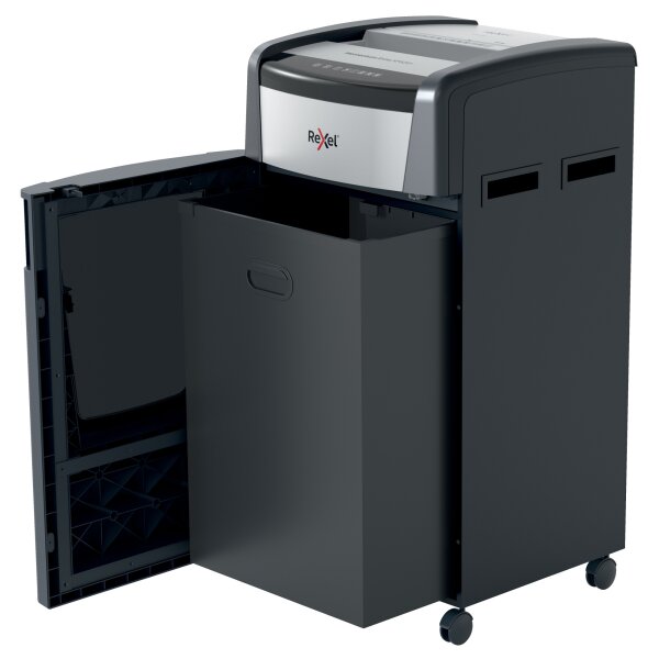 Rexel® Aktenvernichter Momentum Extra XP520+ P-5 Papier, Heftklammern, Büroklammern, Kreditkarten, CDs/DVDs Partikelschnitt 21 Bl. schwarz