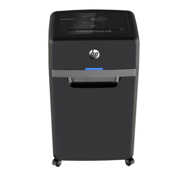HP Aktenvernichter Pro Shredder 16MC P-5 Papier, Heftklammern, Büroklammern, Kreditkarten Partikelschnitt schwarz
