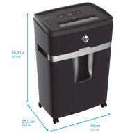 HP Aktenvernichter Pro Shredder 18CC P-4 Papier,...
