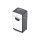 HP Aktenvernichter OneShred 16MC P-5 Papier, Heftklammern, Büroklammern, Kreditkarten Partikelschnitt schwarz/weiß