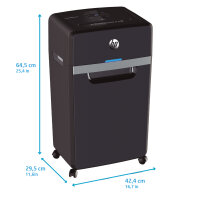 HP Aktenvernichter Pro Shredder 24CC P-4 Papier,...