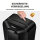 Fellowes® Aktenvernichter Powershred® LX45 P-4 Papier, Heftklammern, Büroklammern, Kreditkarten Partikelschnitt 8 Bl. schwarz