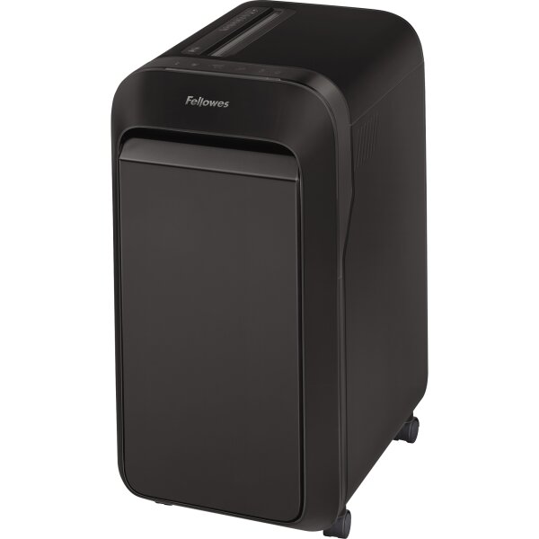 Fellowes® Aktenvernichter Powershred® LX 220 P-4 Papier, Heftklammern, Büroklammern, Kreditkarten Partikelschnitt 20 Bl. schwarz