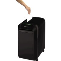 Fellowes® Aktenvernichter Powershred® LX 220 P-4 Papier, Heftklammern, Büroklammern, Kreditkarten Partikelschnitt 20 Bl. schwarz