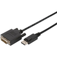 Digitus Adapter DisplayPort-Stecker/DVI-Stecker schwarz