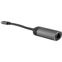 Verbatim Adapter USB-C-Stecker/LAN-Buchse schwarz/grau