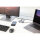 Targus Dockingstation 5,2 x 1,4 x 9,5 cm (B x H x T) Netzbetrieb, USB 1 x USB-C 3.2 Gen 1 (Power Delivery), 1 x USB-A 3.2 Gen 1 (Schnellladefunktion), 1 x USB-A 3.2 Gen 1, 1 x HDMI, 1 x VGA, 1 x RJ-45