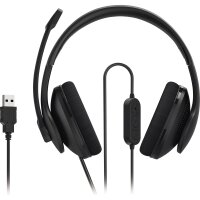Hama Headset HS-USB300 V2 USB-A schwarz