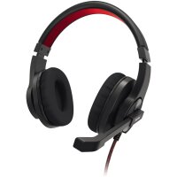 Hama Headset HS-USB400 V2 USB-A rot/schwarz