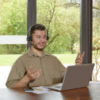 Hama Headset BT700 USB-C 10m schwarz