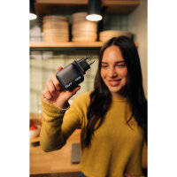 Verbatim Reisenetzteil Mini-GaN 100-240V Kunststoff schwarz