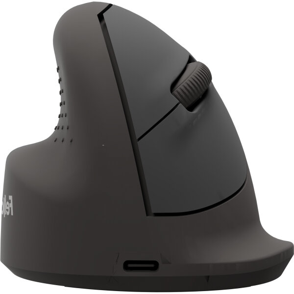 Fellowes® Optische PC Maus Breyta™ Rechtshänder ergonomisch USB-C 8m Akku inkl. USB-C Kabel schwarz