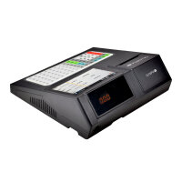 Olympia Registrierkasse K200 Plus 33,7 x 10,4 x 29,9 cm (B x H x T) 50 Bediener 100 Warengruppen schwarz