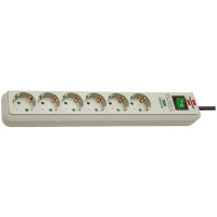 brennenstuhl® Steckdosenleiste Eco-Line 6 Steckdosen...