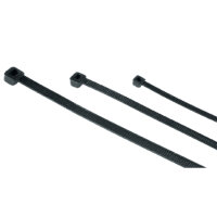 Hama Kabelbinder Kunststoff schwarz 150 St./Pack.
