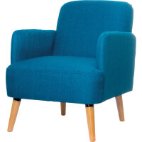 Paperflow Sessel BROOKS 62 x 79 x 77 cm (B x H x T) blau