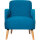 Paperflow Sessel BROOKS 62 x 79 x 77 cm (B x H x T) blau
