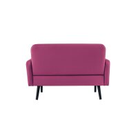 Paperflow Sofa easyChair LISBOA 124 x 83 x 81,5 cm (B x H x T) Kunstleder (79 % PVC, 21 % PES) lila