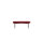 Paperflow Sitzbank GAIA 118 x 45,5 x 42 cm (B x H x T) Werkstoff des Bezuges: Samt (100 % Polyester) Material der Sitzfläche: Spanplatte rot