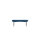 Paperflow Sitzbank GAIA 118 x 45,5 x 42 cm (B x H x T) Werkstoff des Bezuges: Samt (100 % Polyester) Material der Sitzfläche: Spanplatte blau