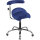 meychair Sitzhocker A20 Sattel blau Farbe des Fußkreuzes: chrom