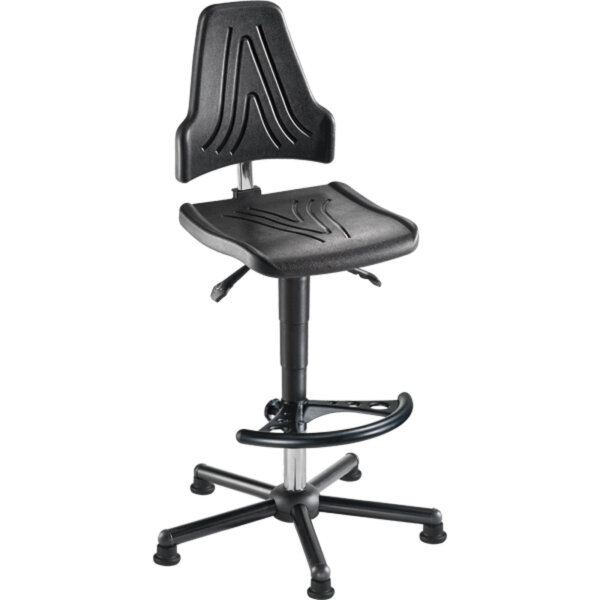 meychair Arbeitsdrehstuhl Workster Pro W19 XXL ca. 59-84cm Stahl, pulverbeschichtet schwarz