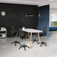 hjh OFFICE Arbeitsdrehstuhl TOP WORK 108 69-89cm Rolle...