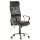 hjh OFFICE Chefsessel ARTON 20 47-57cm Wippmechanik mit Armlehnen Rolle hart gebremst (für Teppichboden) Metall, verchromt schwarz
