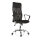 hjh OFFICE Chefsessel PURE NET 48-54cm Wippmechanik mit Armlehnen Rolle hart gebremst (für Teppichboden) Metall, verchromt schwarz