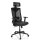 hjh OFFICE Bürodrehstuhl KODIAK 46-55cm Synchronmechanik Rolle universell (für Hart- und Teppichböden) Kunststoff schwarz