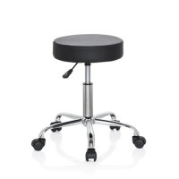 hjh OFFICE Sitzhocker OPERATOR II schwarz Farbe des...