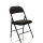 hjh OFFICE Klappstuhl TUDELA 440 x 800 x 490 mm (B x H x T) 100 % Polyurethan schwarz