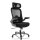 hjh OFFICE Bürodrehstuhl INSTRUCTOR T I PRO Titan XXL 50-60cm Wippmechanik Rolle universell (für Hart- und Teppichböden) Stahl, lackiert schwarz