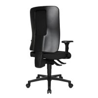 TOPSTAR Bürodrehstuhl Open X (P) 40-52cm Synchronmechanik Rolle hart gebremst (für Teppichboden) optionales Zubehör: Rolle weich gebremst (für Hartboden) 6991 Polyamid schwarz