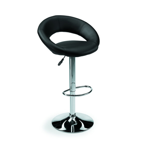 Barhocker LIDO Kunstleder schwarz 2 St./Pack.