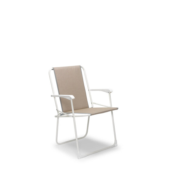barths Campingstuhl Produkttypbezeichnung: Chiemsee 120kg 56 x 78 x 53 cm (B x H x T) Polycotton beige