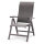 barths Gartenstuhl Larino Hochlehner 62 x 110 x 68 cm (B x H x T) anthrazit 2 St./Pack.
