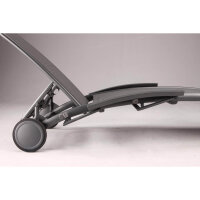 barths Gartenliege Larino 72 x 47 x 202 cm (B x H x T) 9,7kg Textilene anthrazit 2 St./Pack.