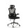 hjh OFFICE Bürodrehstuhl Arigano 49-56cm Wippmechanik Rolle universell (für Hart- und Teppichböden) Stahl schwarz