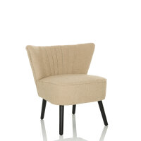 hjh OFFICE Sessel Maniso 72 x 77 x 65 cm (B x H x T) beige