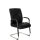 hjh OFFICE Besucherstuhl SOVRANO V 120kg 100% Polyurethan schwarz