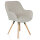 hjh OFFICE Besucherstuhl SCANDI SOFT 110kg 100 % Polyester creme