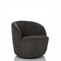 hjh OFFICE Sessel BRAMWICH 65 x 70 x 77 cm (B x H x T) grau