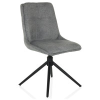 hjh OFFICE Besucherstuhl TARVISO 120kg 100 % Polyester grau