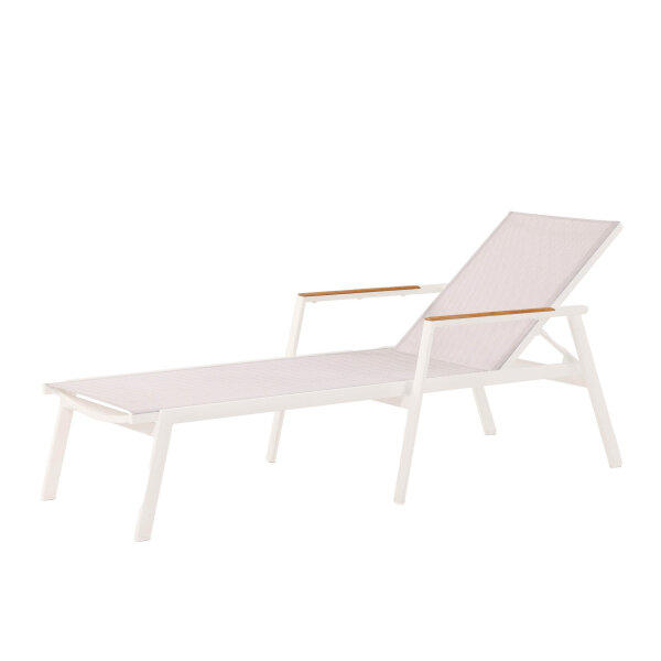 barths Gartenliege Paros 76 x 36 x 196 cm (B x H x T) 8,9kg sand