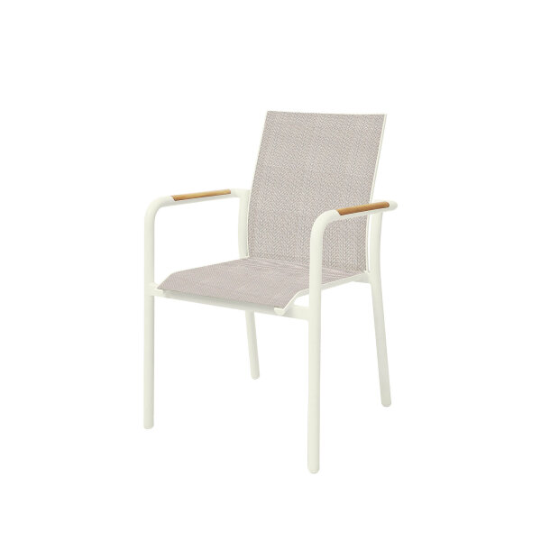 barths Stapelsessel Paros 565 x 890 x 640 mm (B x H x T) Textilene sand