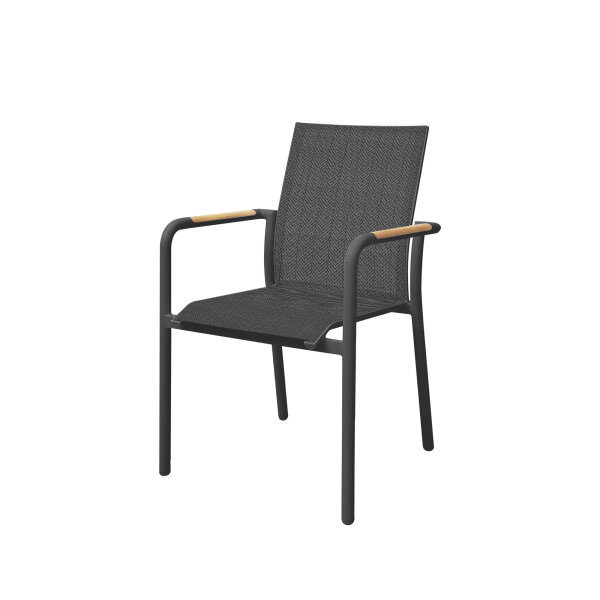 barths Stapelsessel Paros 565 x 890 x 640 mm (B x H x T) Textilene anthrazit